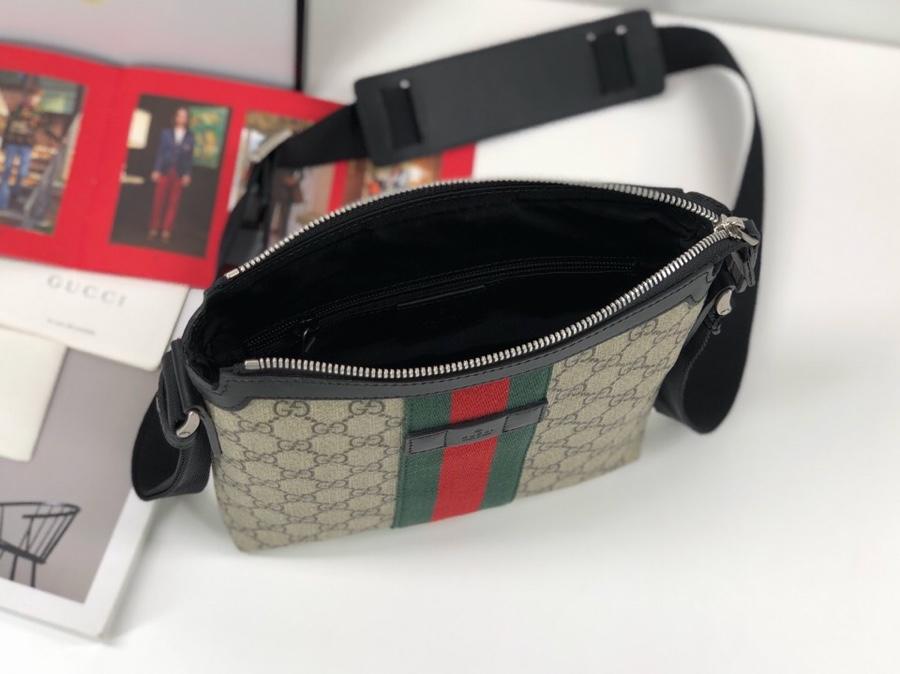 Gucci Perfect Quality brown thin canvas sling bag GC06BM028