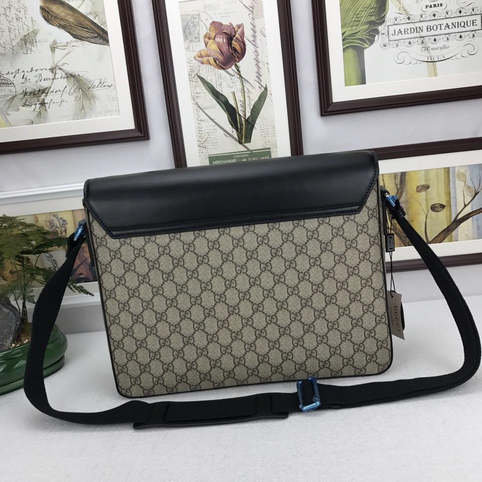 Gucci Perfect Quality brown shoulder pack with black flap GC06BM124