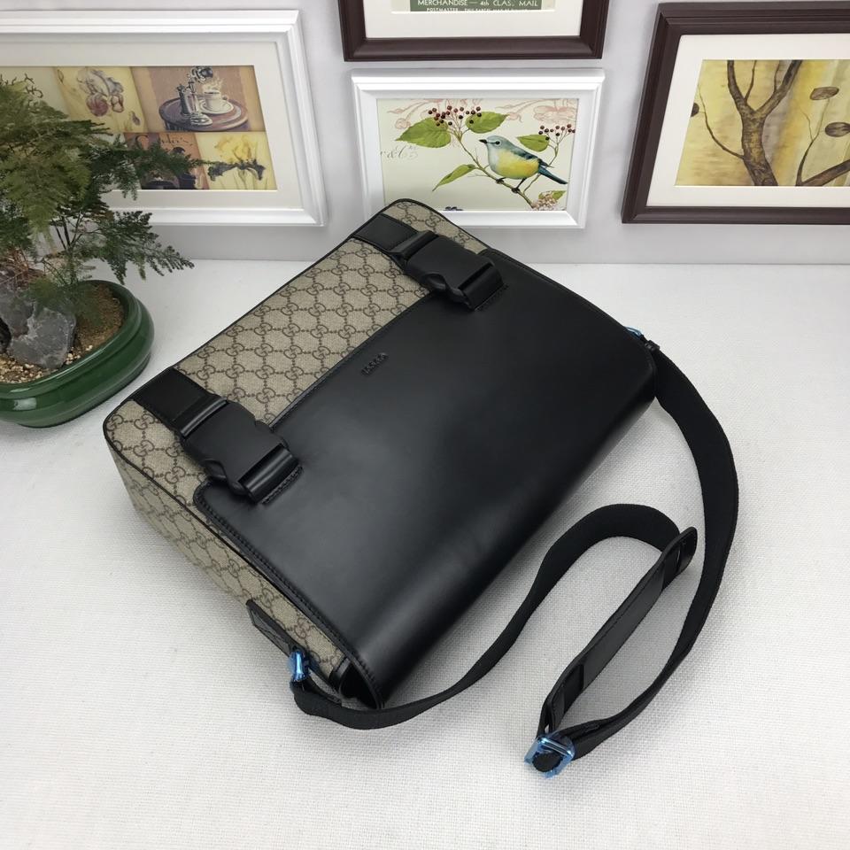 Gucci Perfect Quality brown shoulder pack with black flap GC06BM124