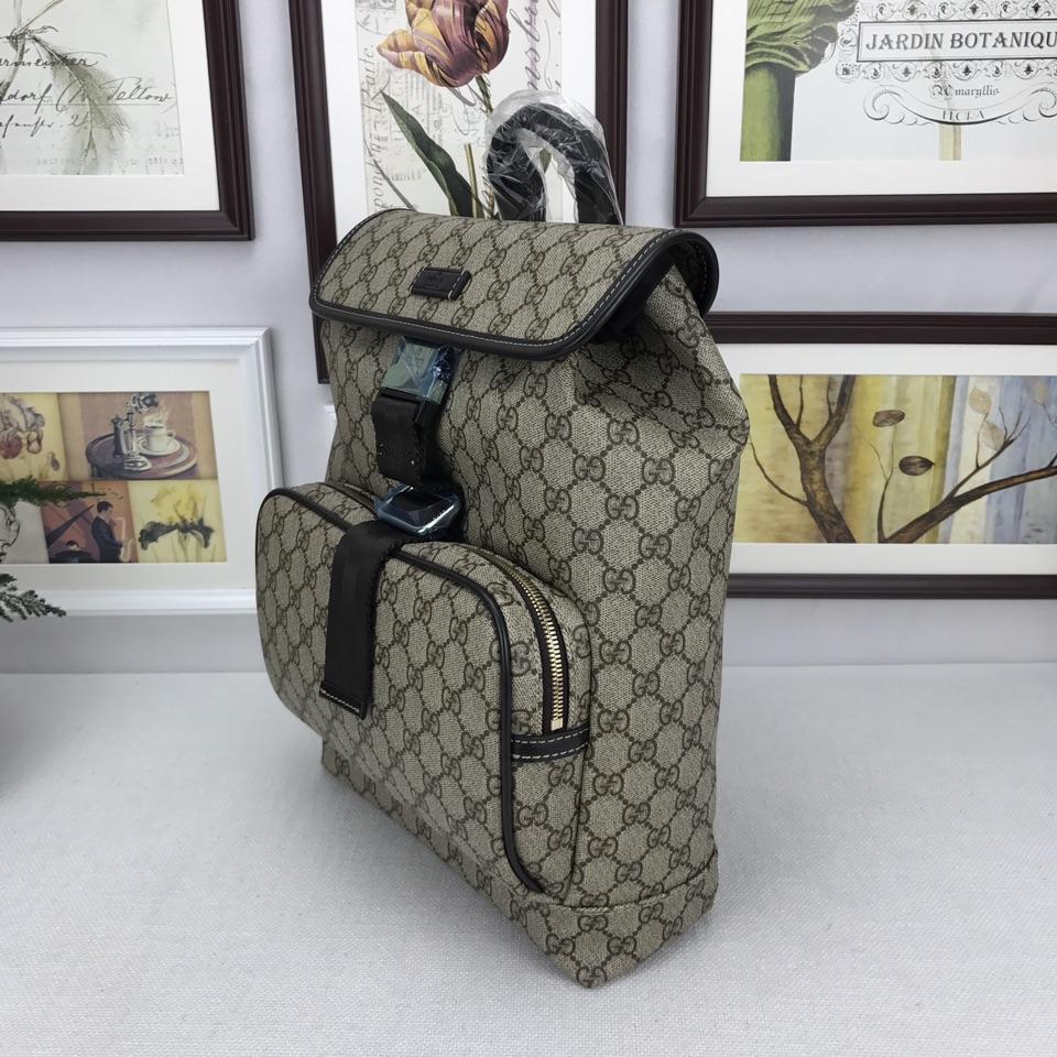 Gucci Perfect Quality brown canvas back pack GC06BM103