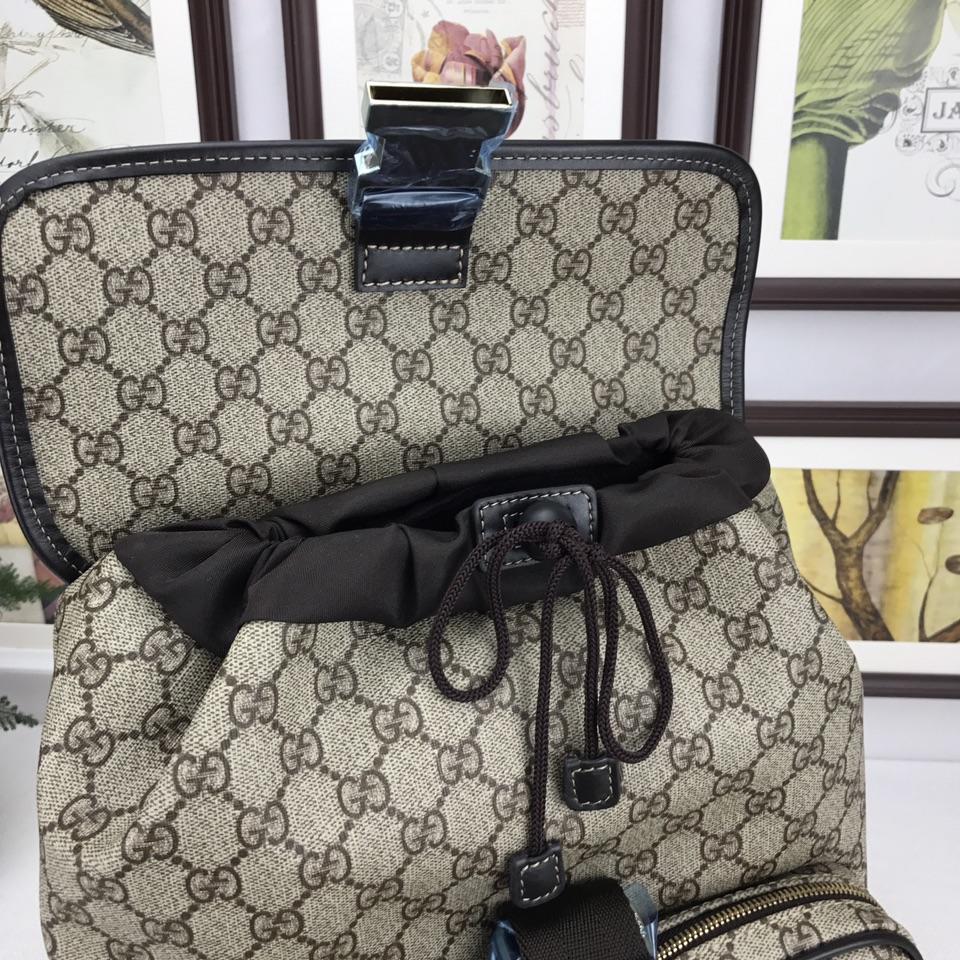 Gucci Perfect Quality brown canvas back pack GC06BM103