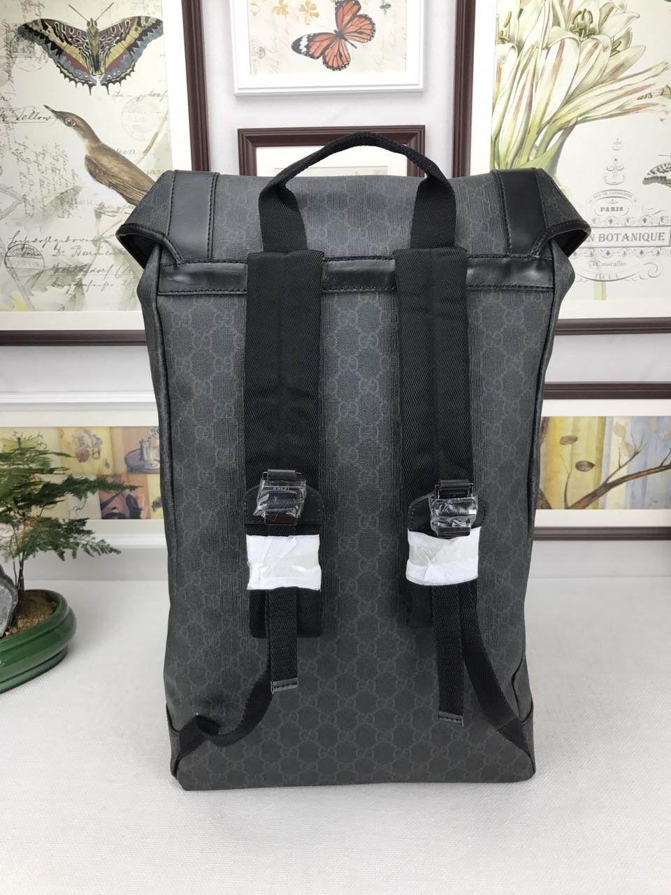 Gucci Perfect Quality black wide top back pack GC06BM112