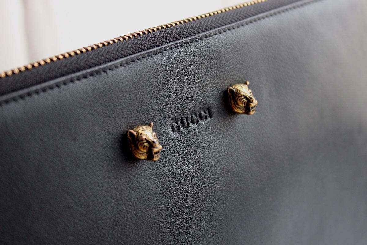Gucci Perfect Quality black tiger faces purse GC06BM064