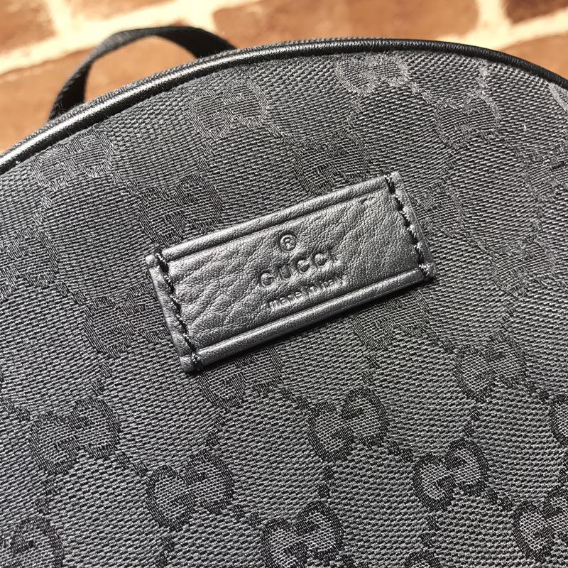 Gucci Perfect Quality black rigid back pack GC06BM155
