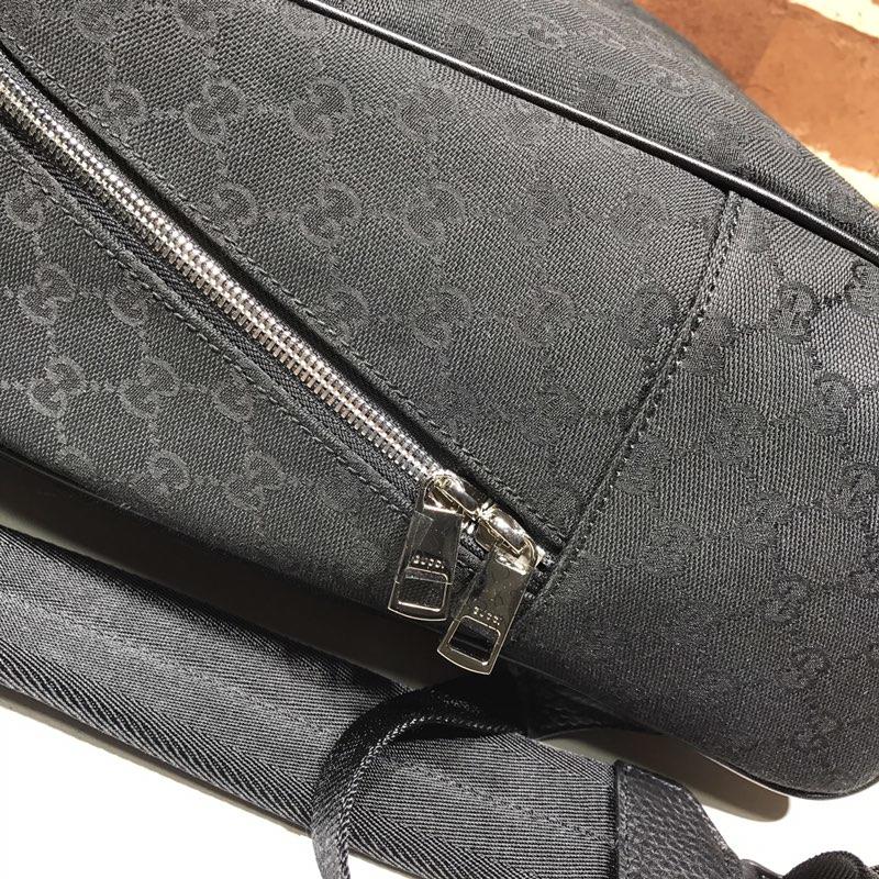 Gucci Perfect Quality black rigid back pack GC06BM155