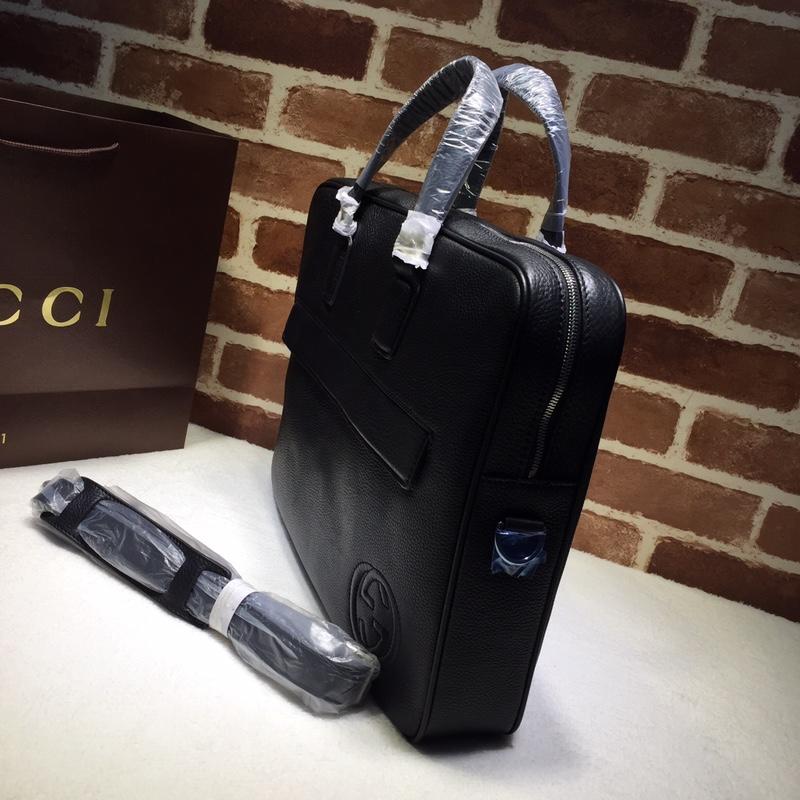 Gucci Perfect Quality black office brief case GC06BM019