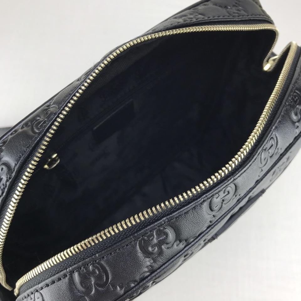 Gucci Perfect Quality black leather Messenger bag GC06BM110