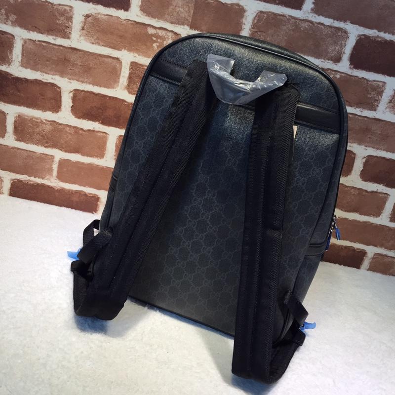 Gucci Perfect Quality black leather back pack GC06BM044
