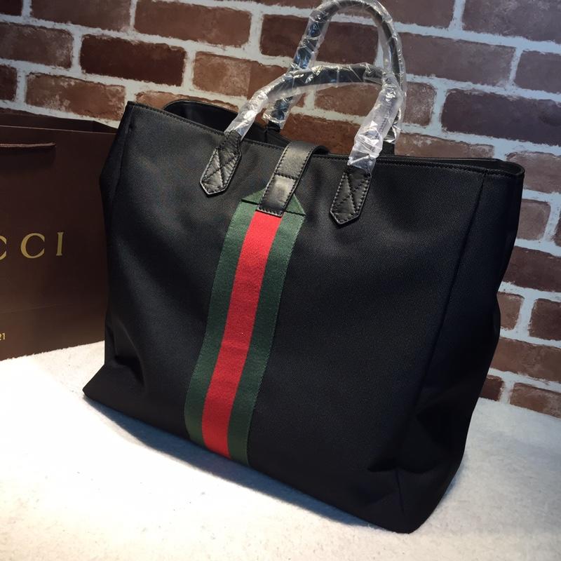 Gucci Perfect Quality black canvas handbag GC06BM086