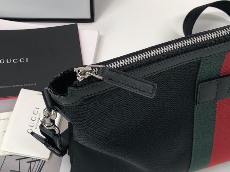 Gucci Perfect Quality black canvas handbag GC06BM042