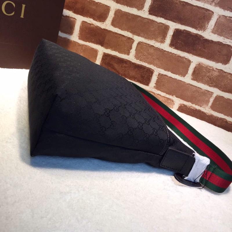 Gucci Perfect Quality black canvas handbag  GC06BM141