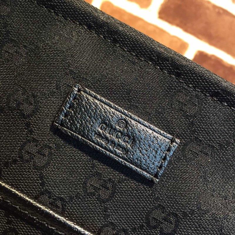 Gucci Perfect Quality black canvas handbag  GC06BM141