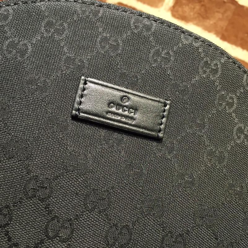 Black Gucci Perfect Quality Monogram Backpack GC06BM014