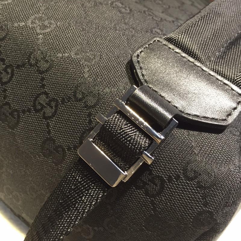 Black Gucci Perfect Quality Monogram Backpack GC06BM014