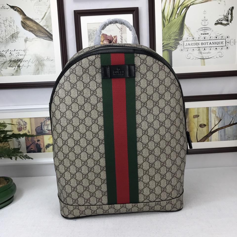 Gucci Perfect Quality simple brown back pack GC06BM104