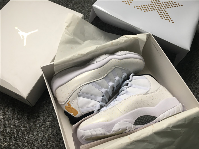 High Quality Air Jordan 11 Retro Ovo White Sneakers E311745E1376