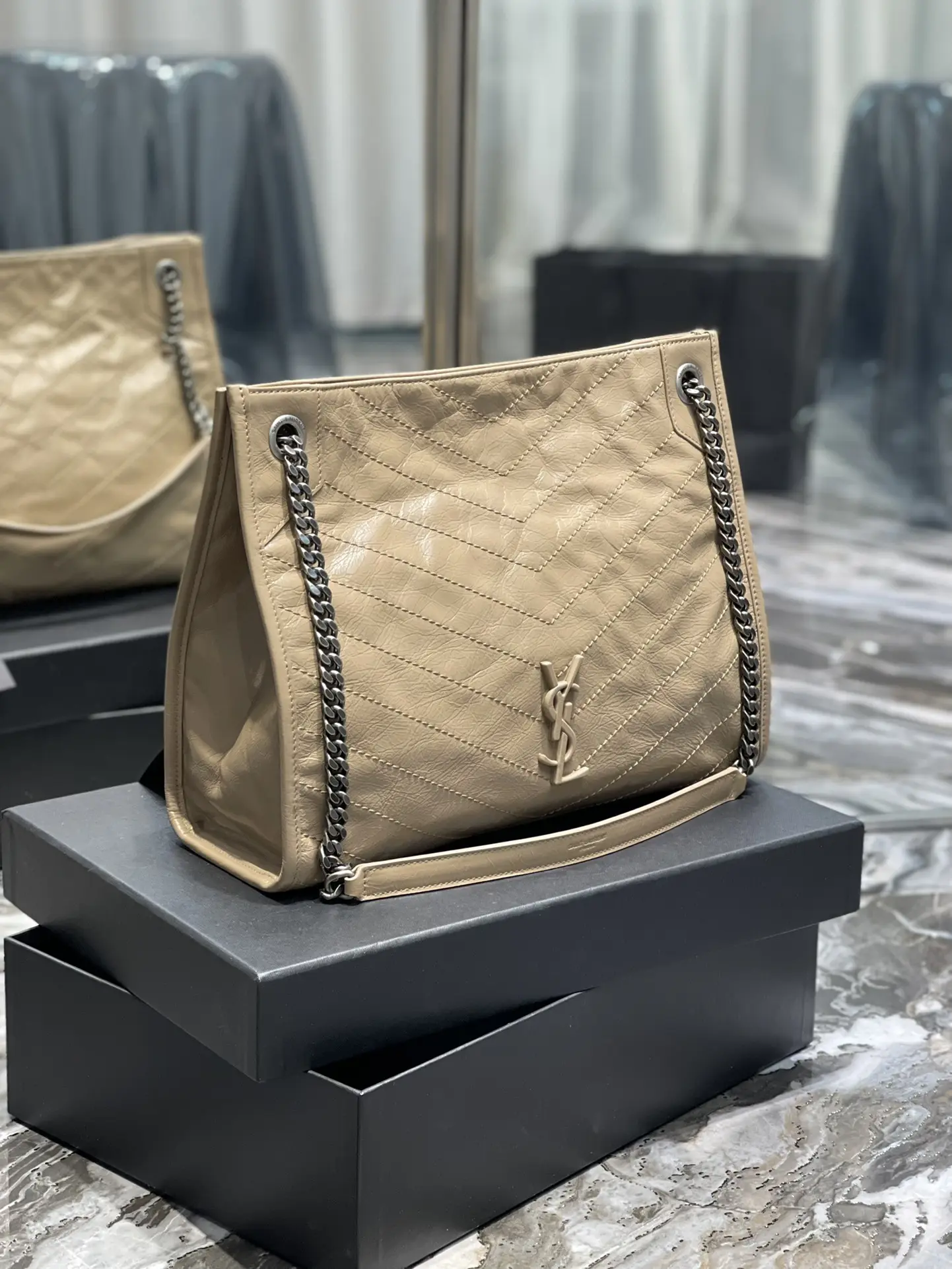 YSL Niki Shoppink Bag Handbags