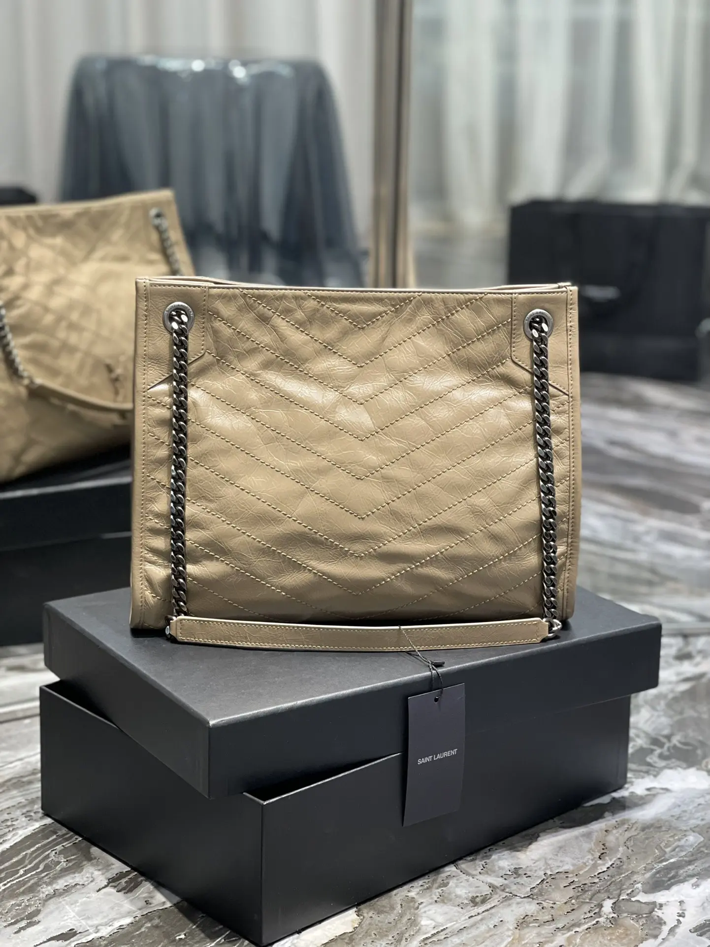 YSL Niki Shoppink Bag Handbags