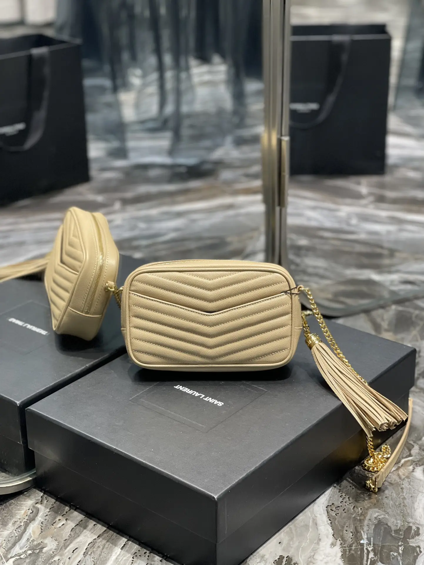 YSL Lou mini Handbags