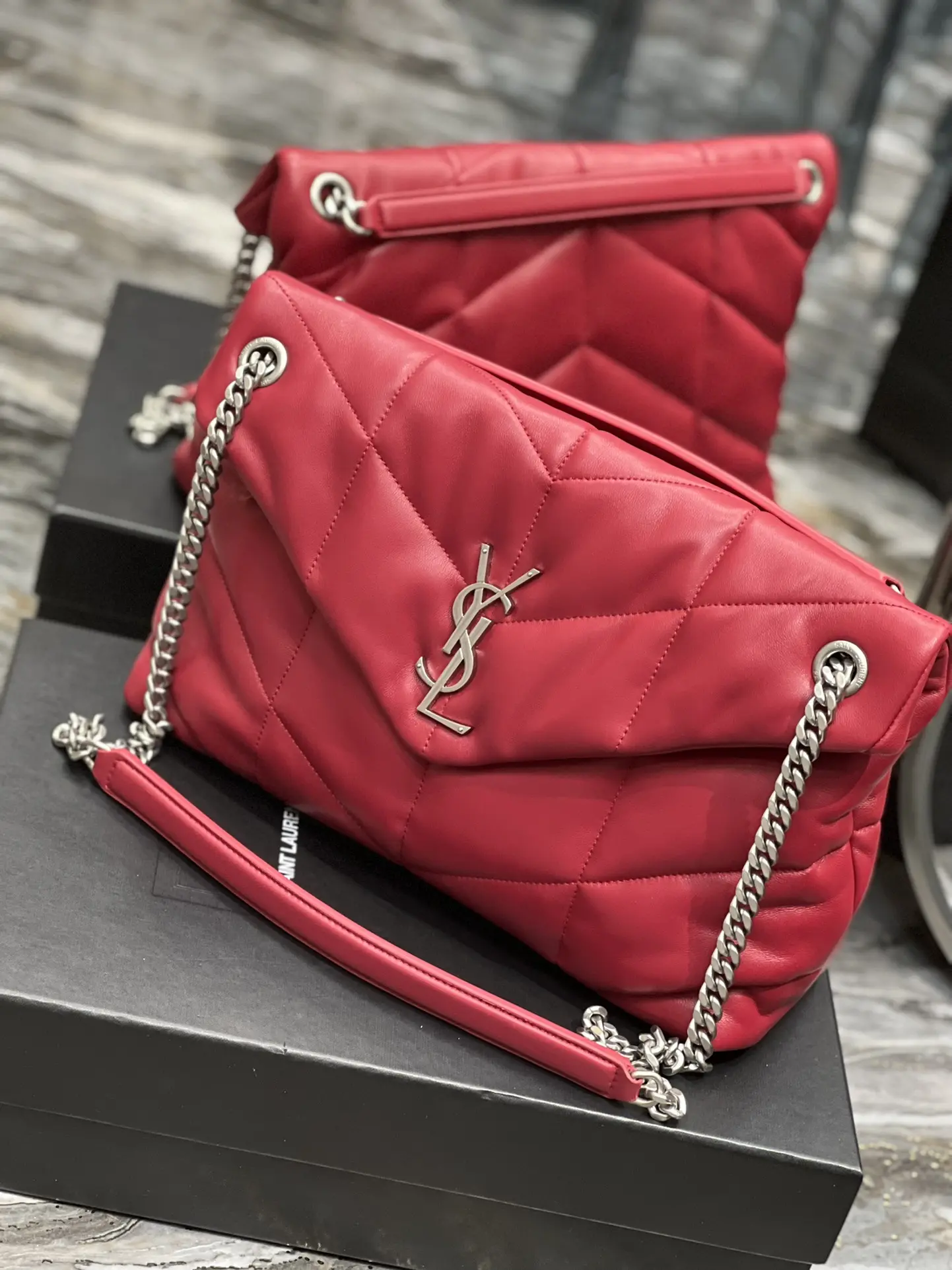 YSL Loiulou Puffer Handbags