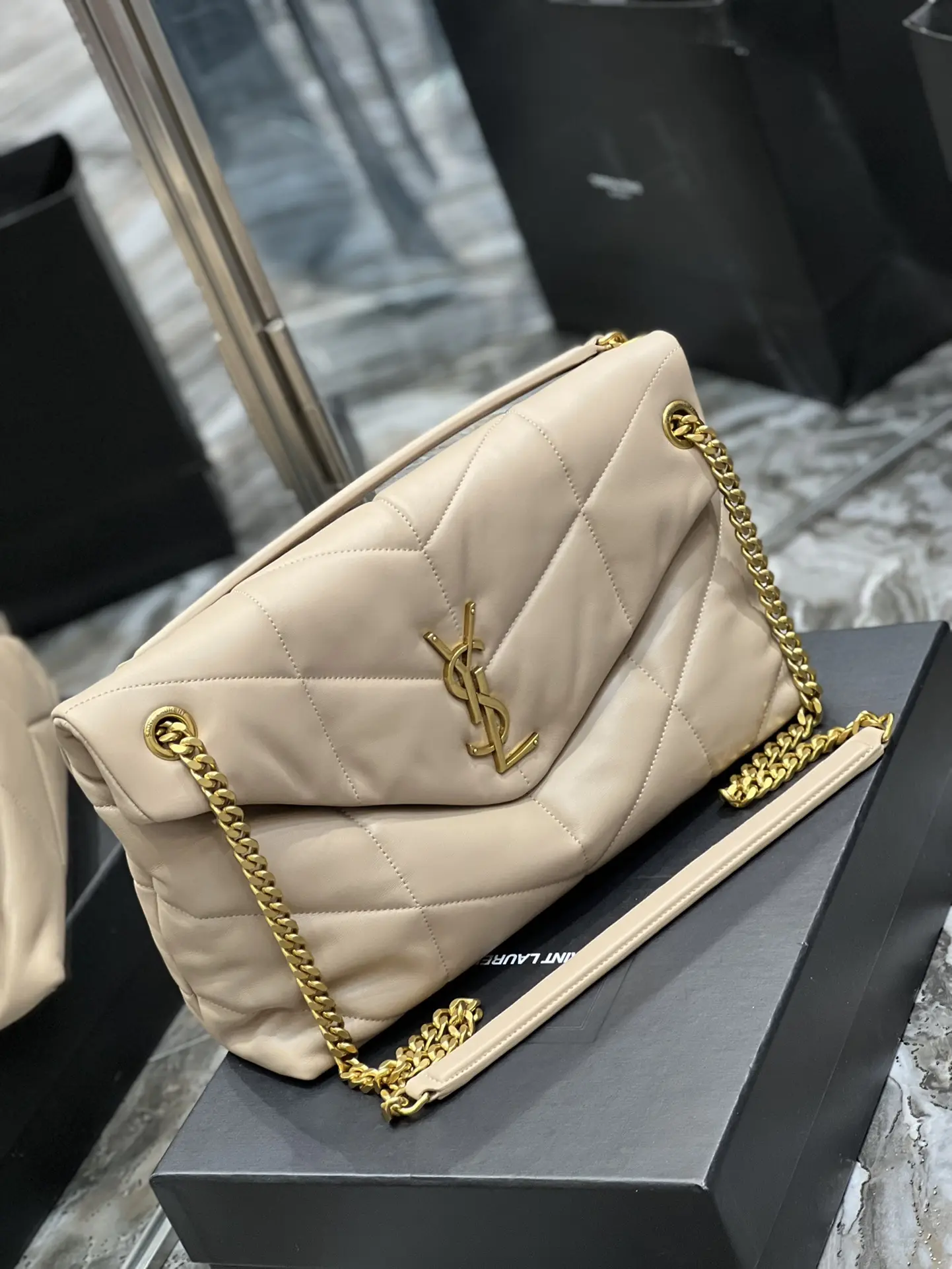 YSL Loiulou Puffer Handbags