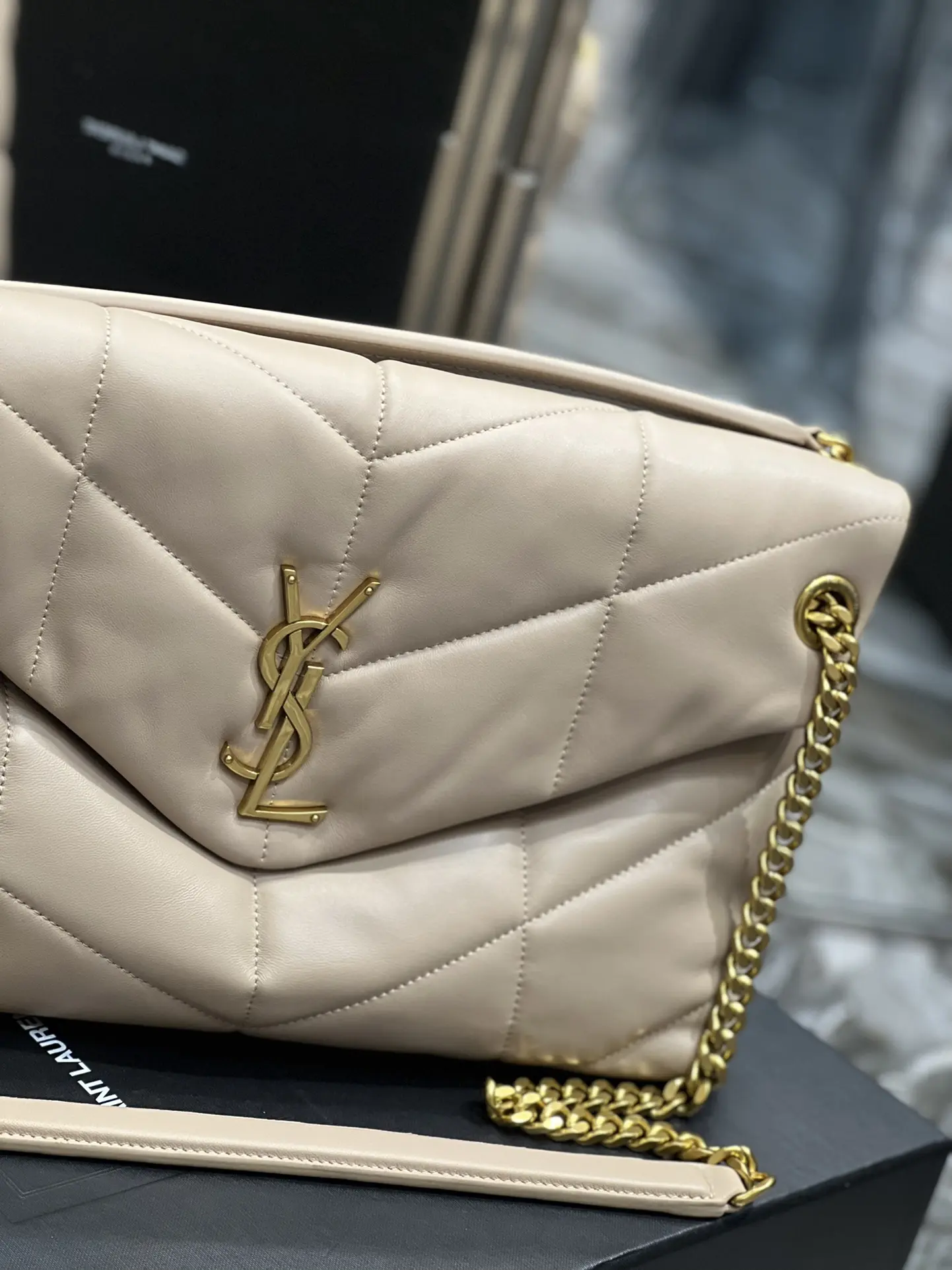 YSL Loiulou Puffer Handbags