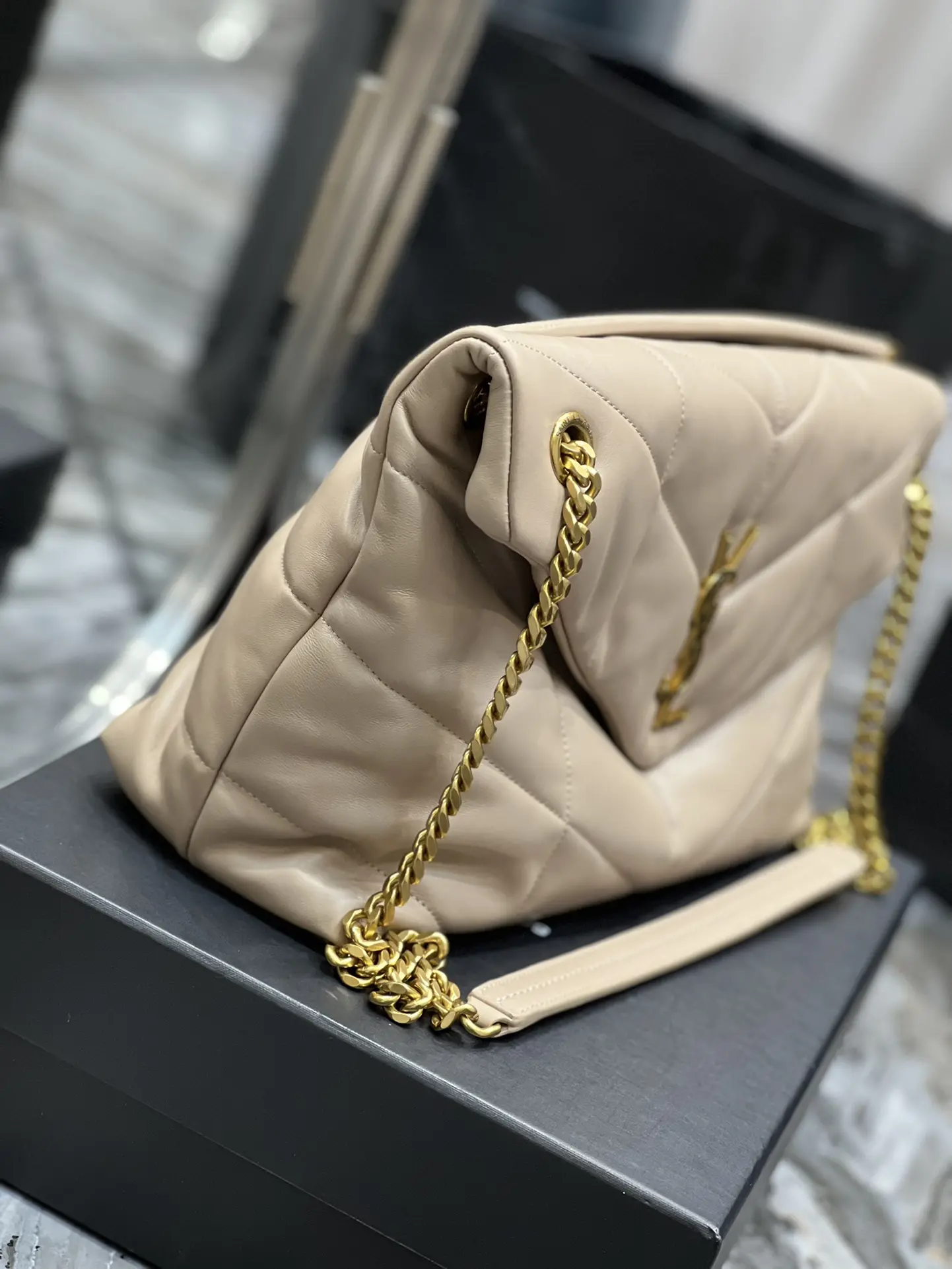 YSL Loiulou Puffer Handbags