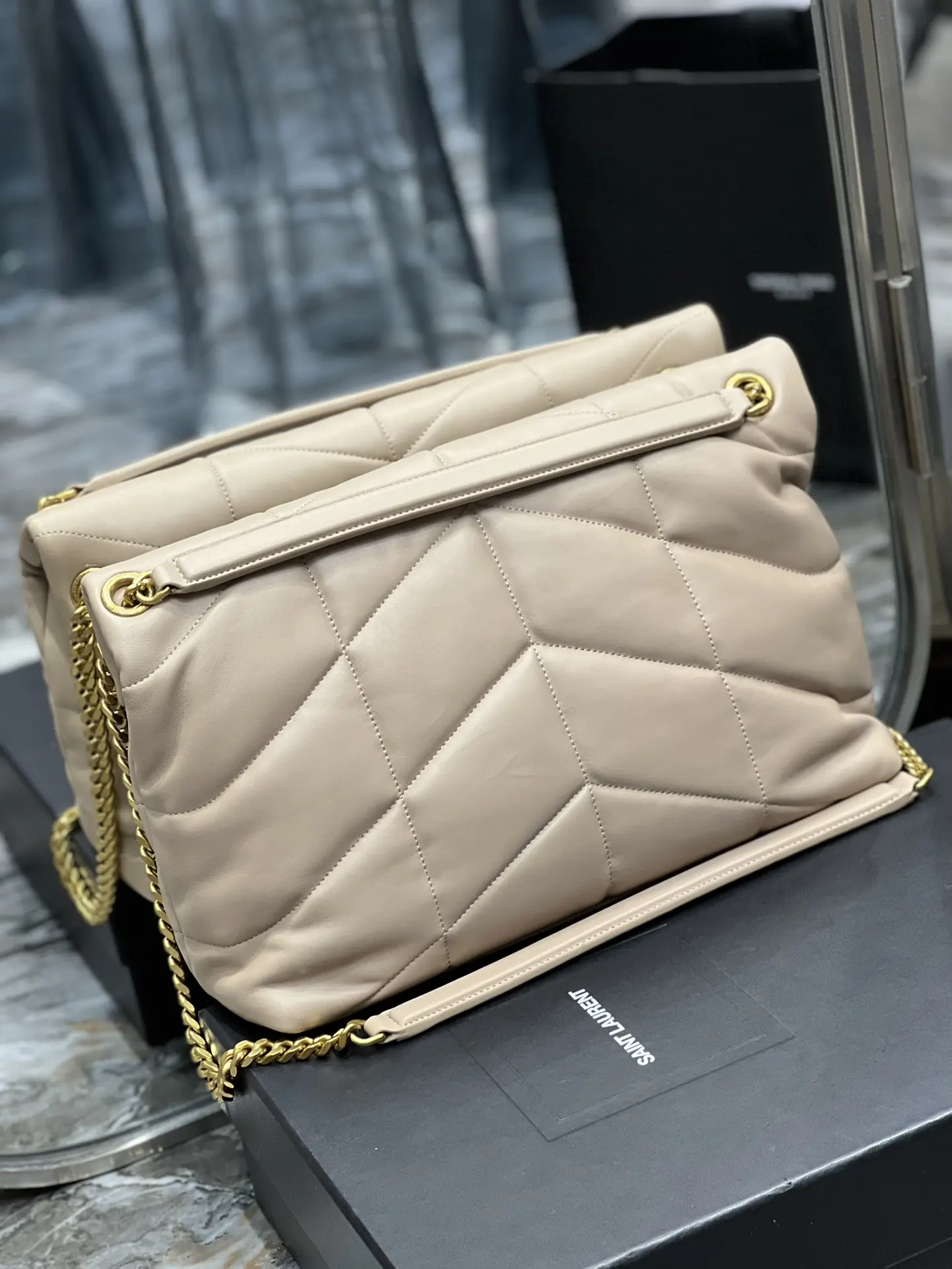 YSL Loiulou Puffer Handbags