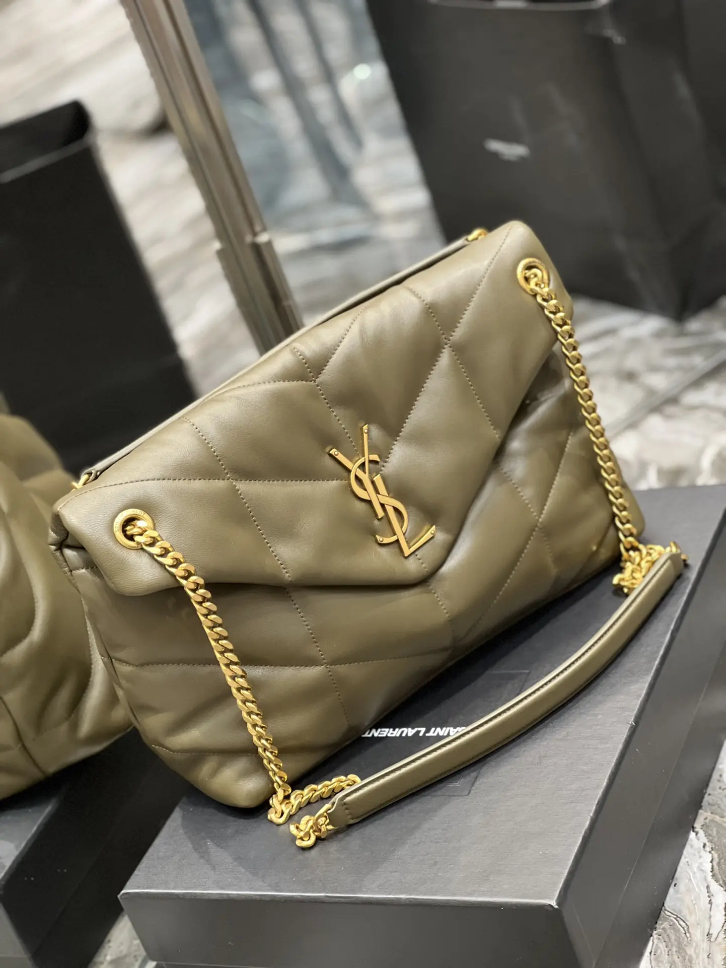 YSL Loiulou Puffer Handbags