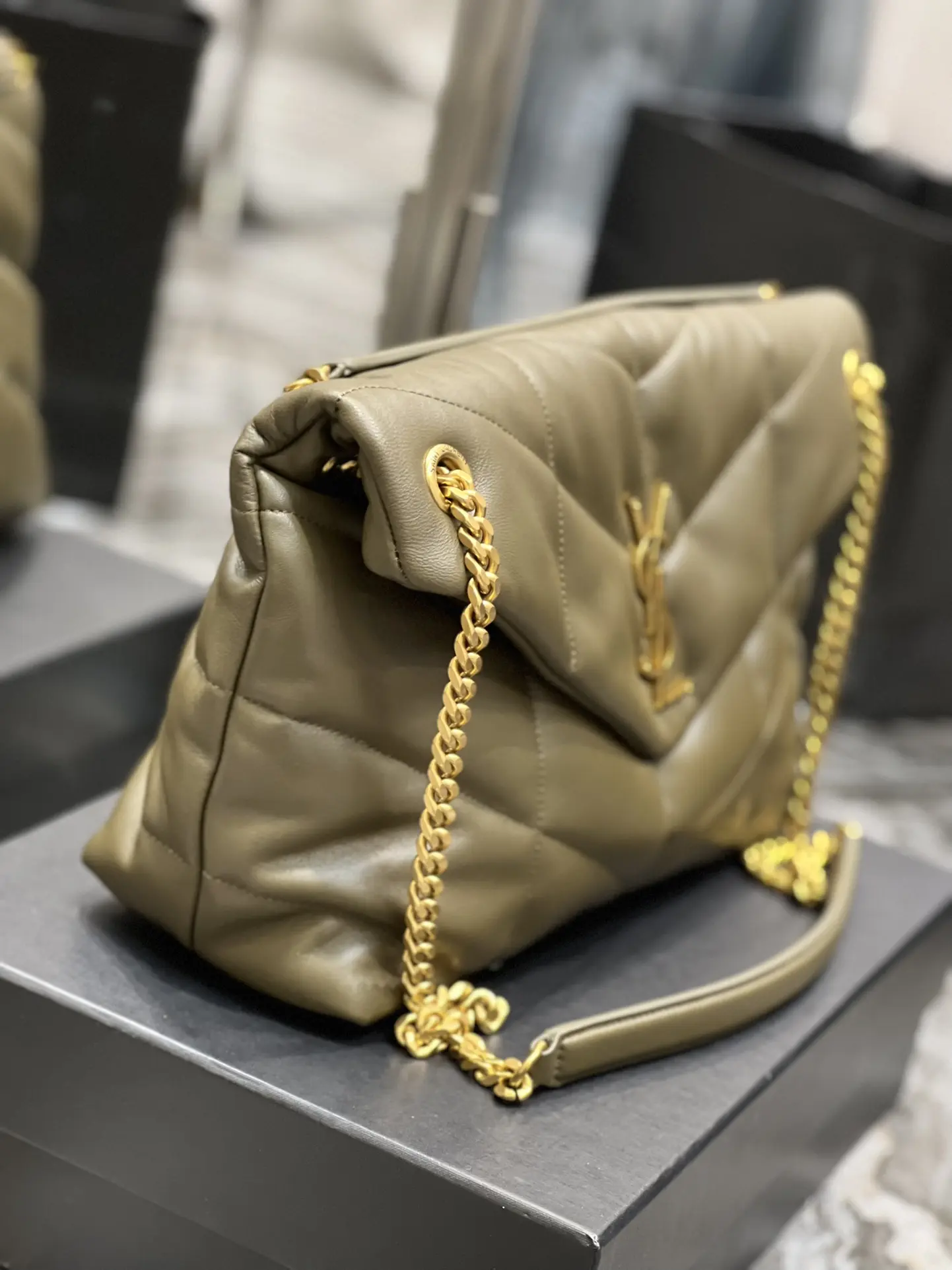 YSL Loiulou Puffer Handbags