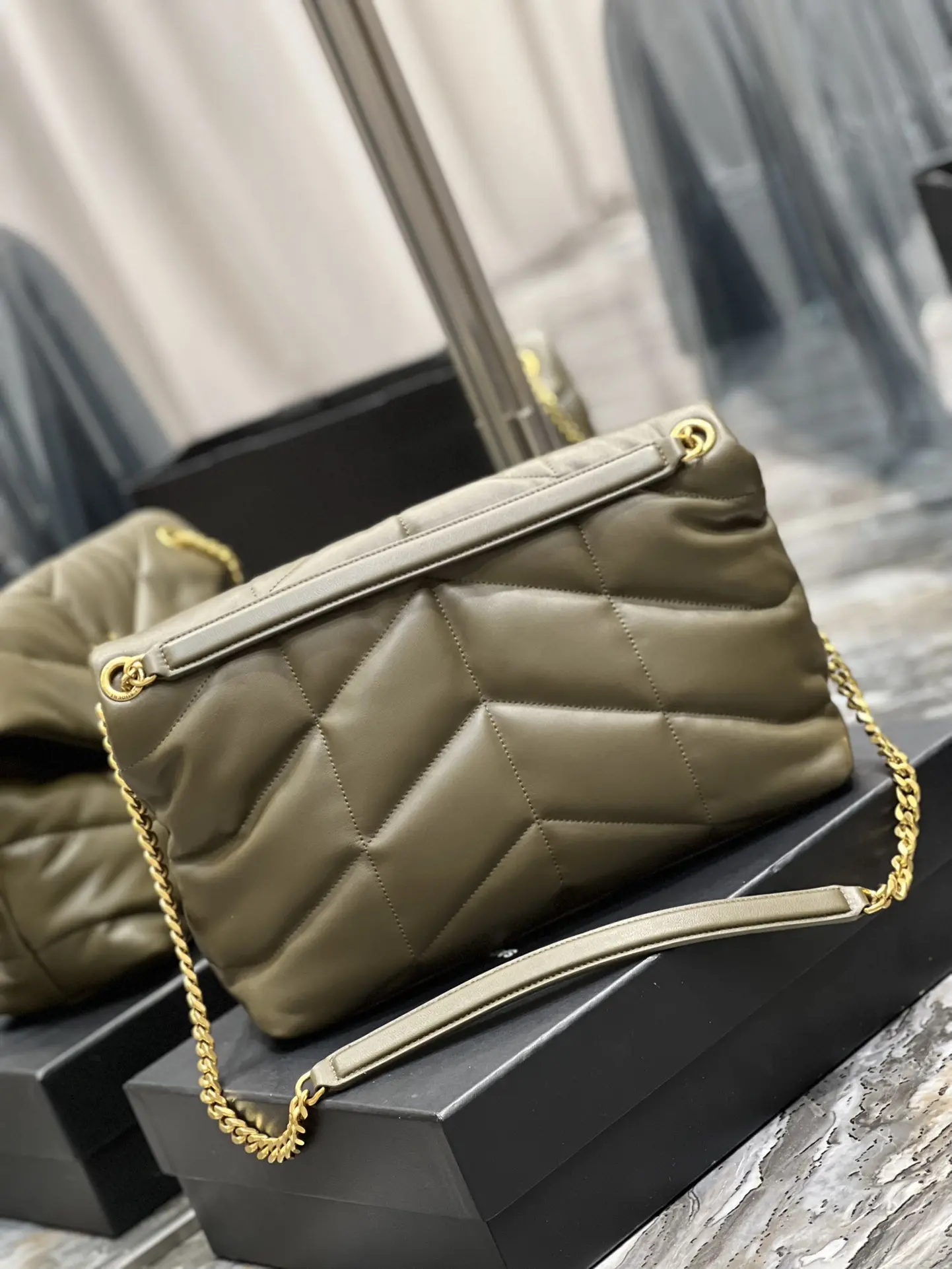 YSL Loiulou Puffer Handbags