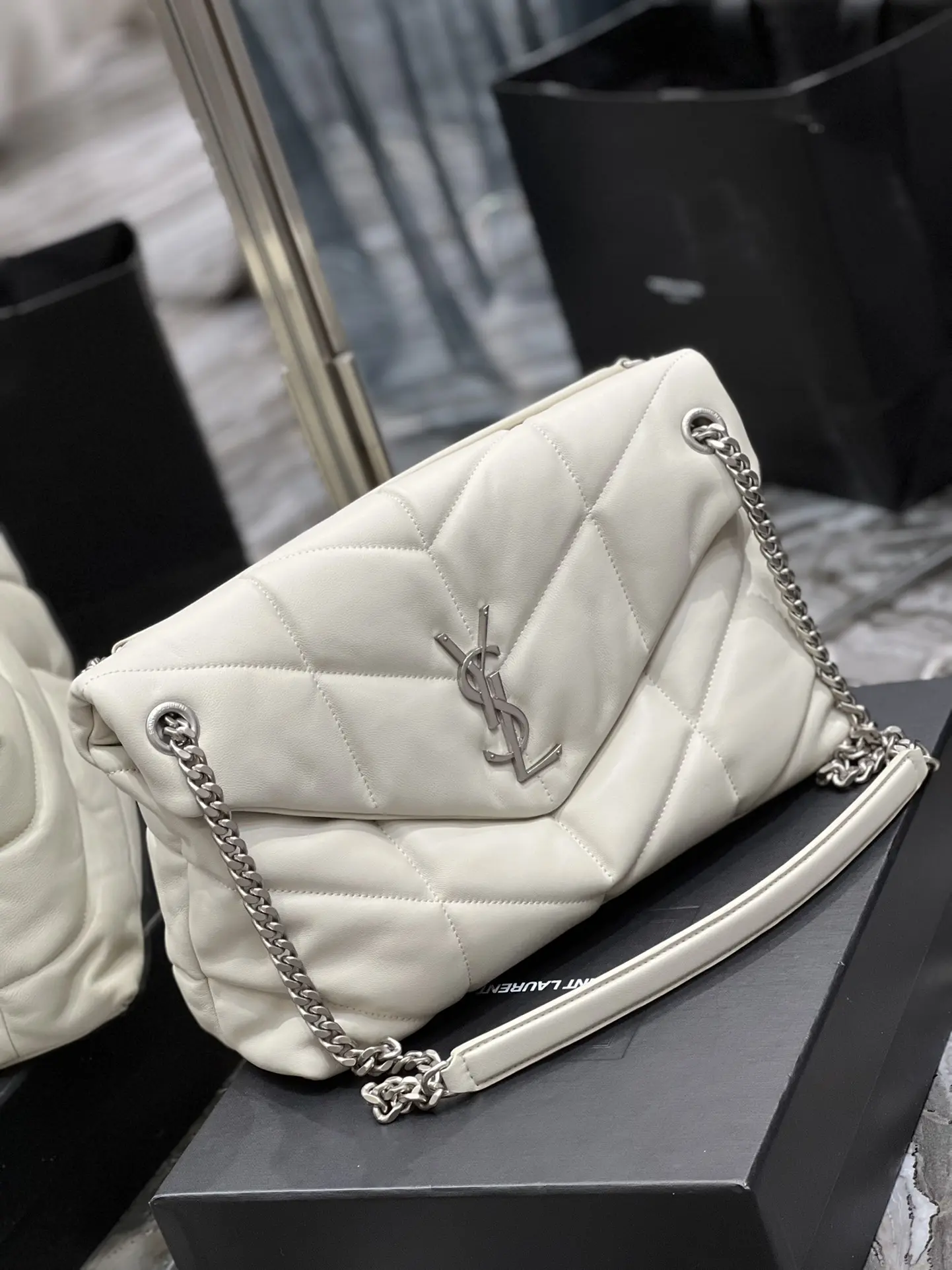 YSL Loiulou Puffer Handbags