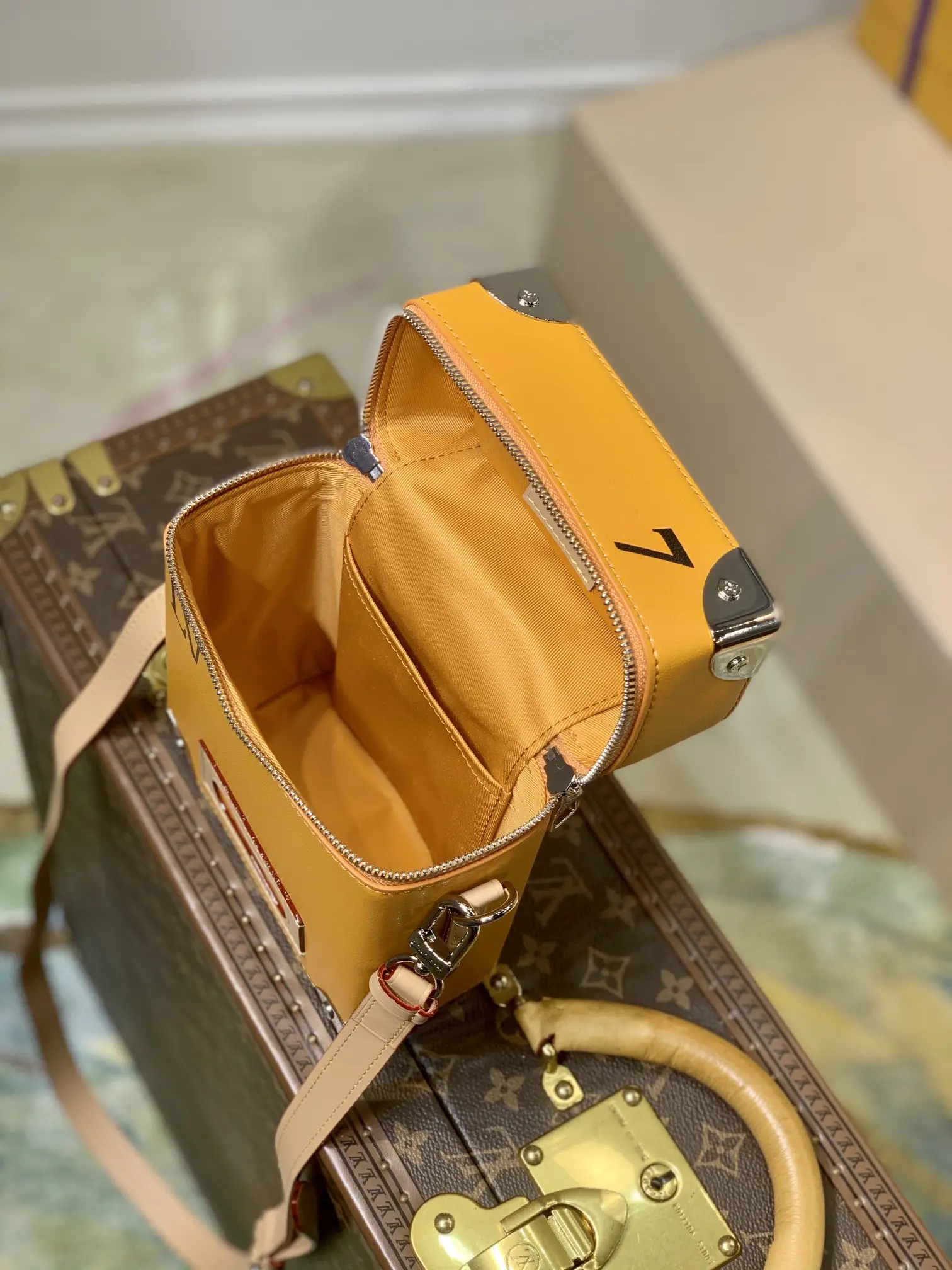 Louis Vuitton Vertical Box Trunk Handbags 