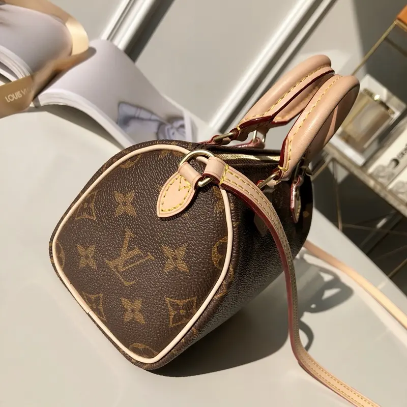 Louis Vuitton Nano Speedy Handbags 