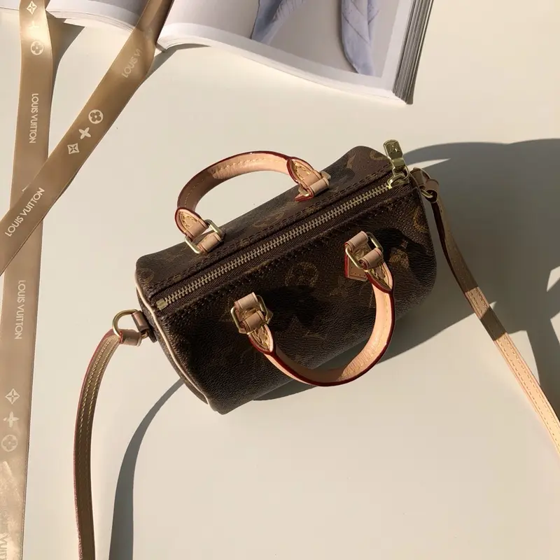 Louis Vuitton Nano Speedy Handbags 