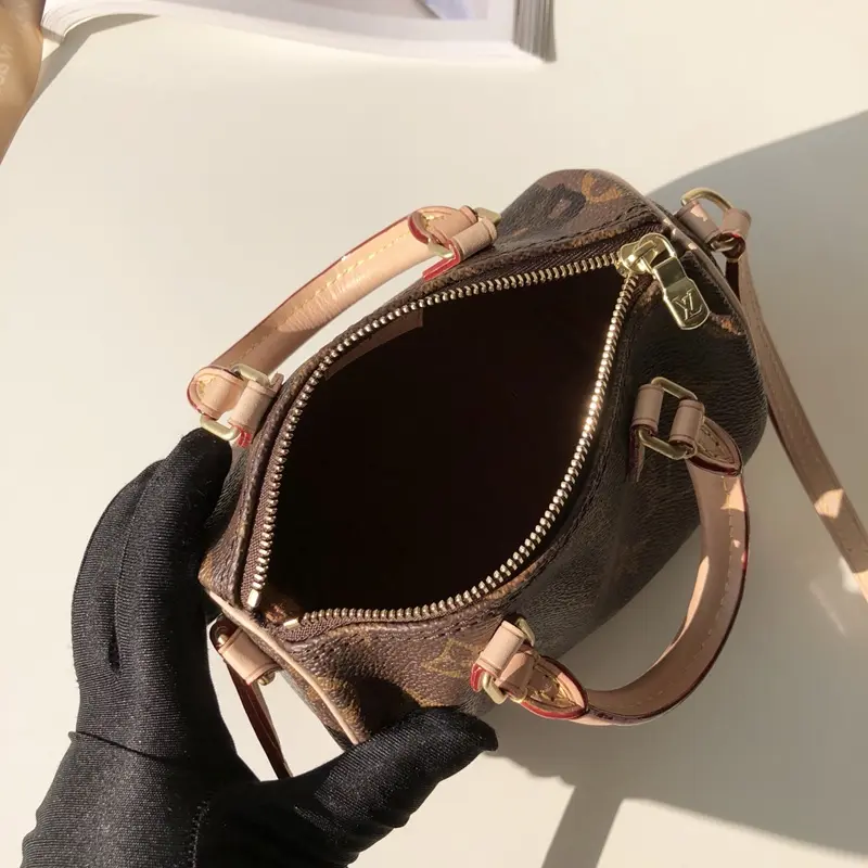 Louis Vuitton Nano Speedy Handbags 