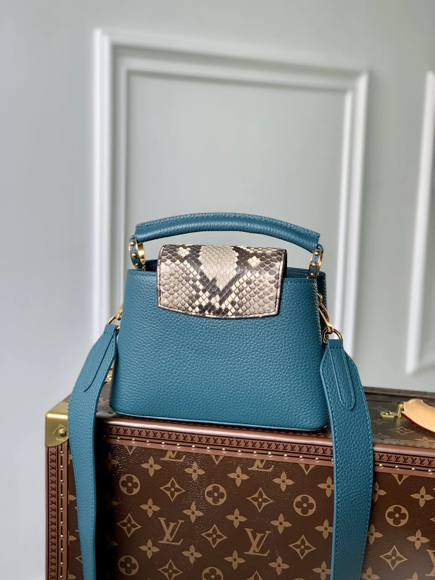 Louis Vuitton 2022 new Capucines mini Backpacks M81408