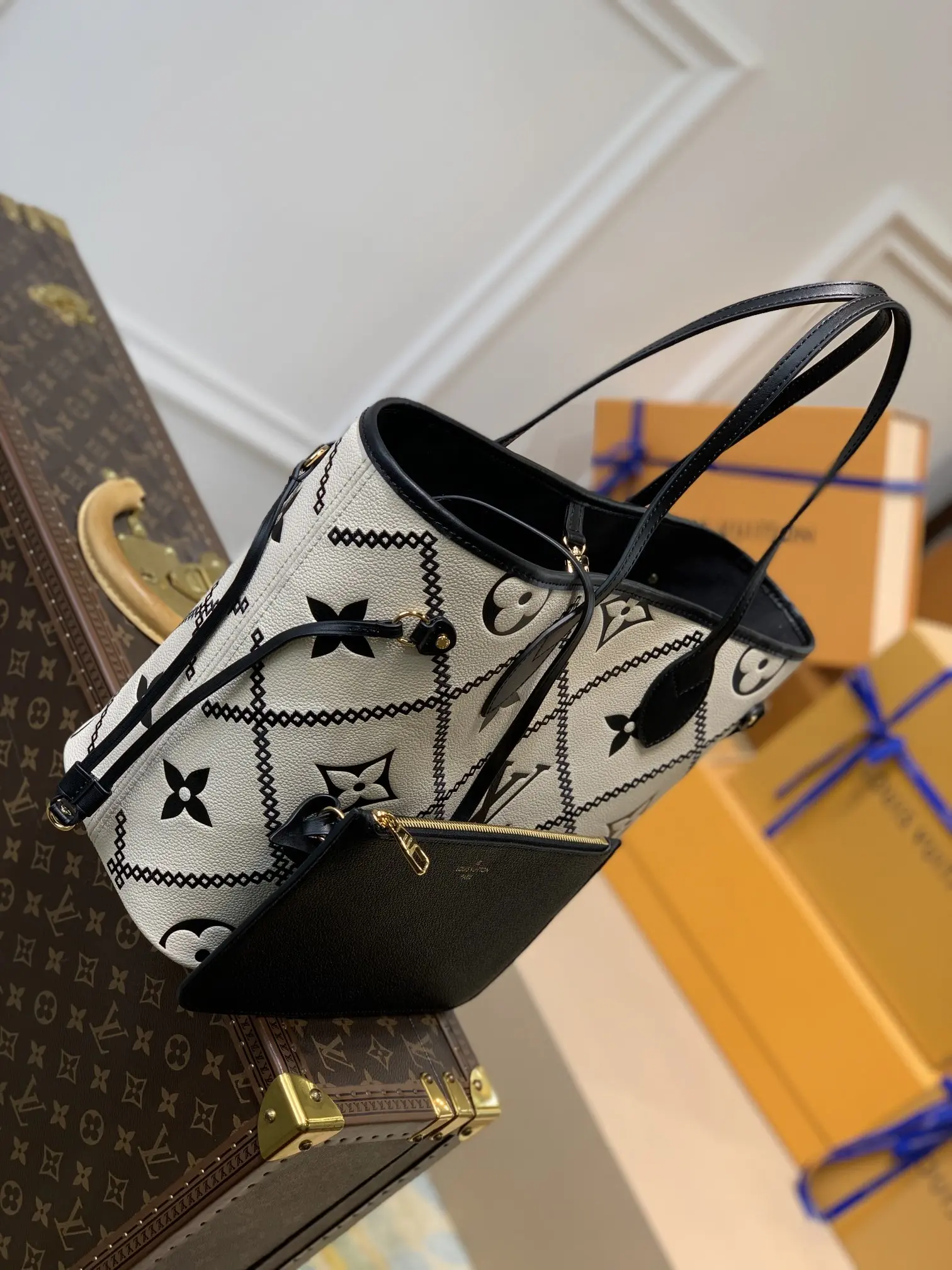 Louis Neverfull Vavin Handbags 