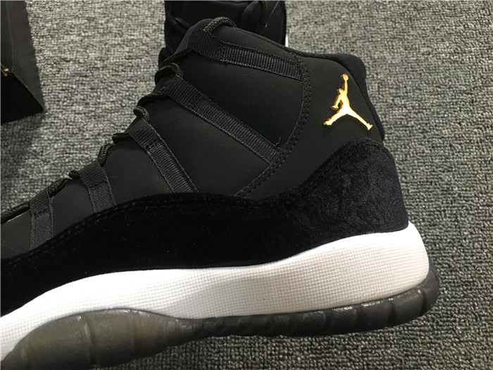 High Quality Air Jordan 11 Black Velvet Sneakers 04913F85BA03