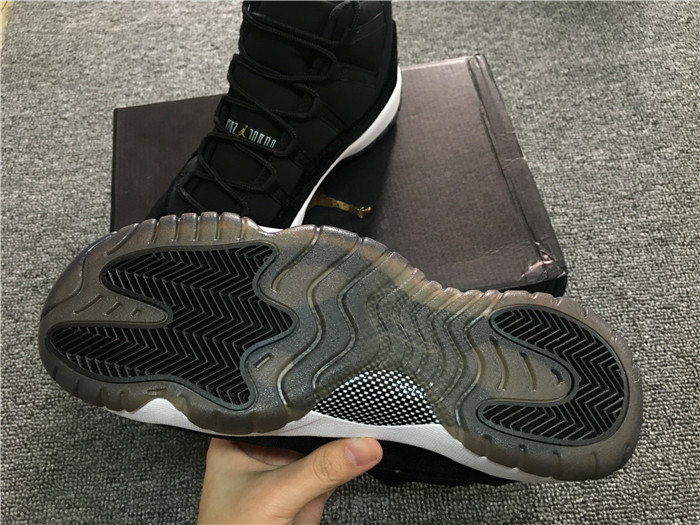 High Quality Air Jordan 11 Black Velvet Sneakers 04913F85BA03