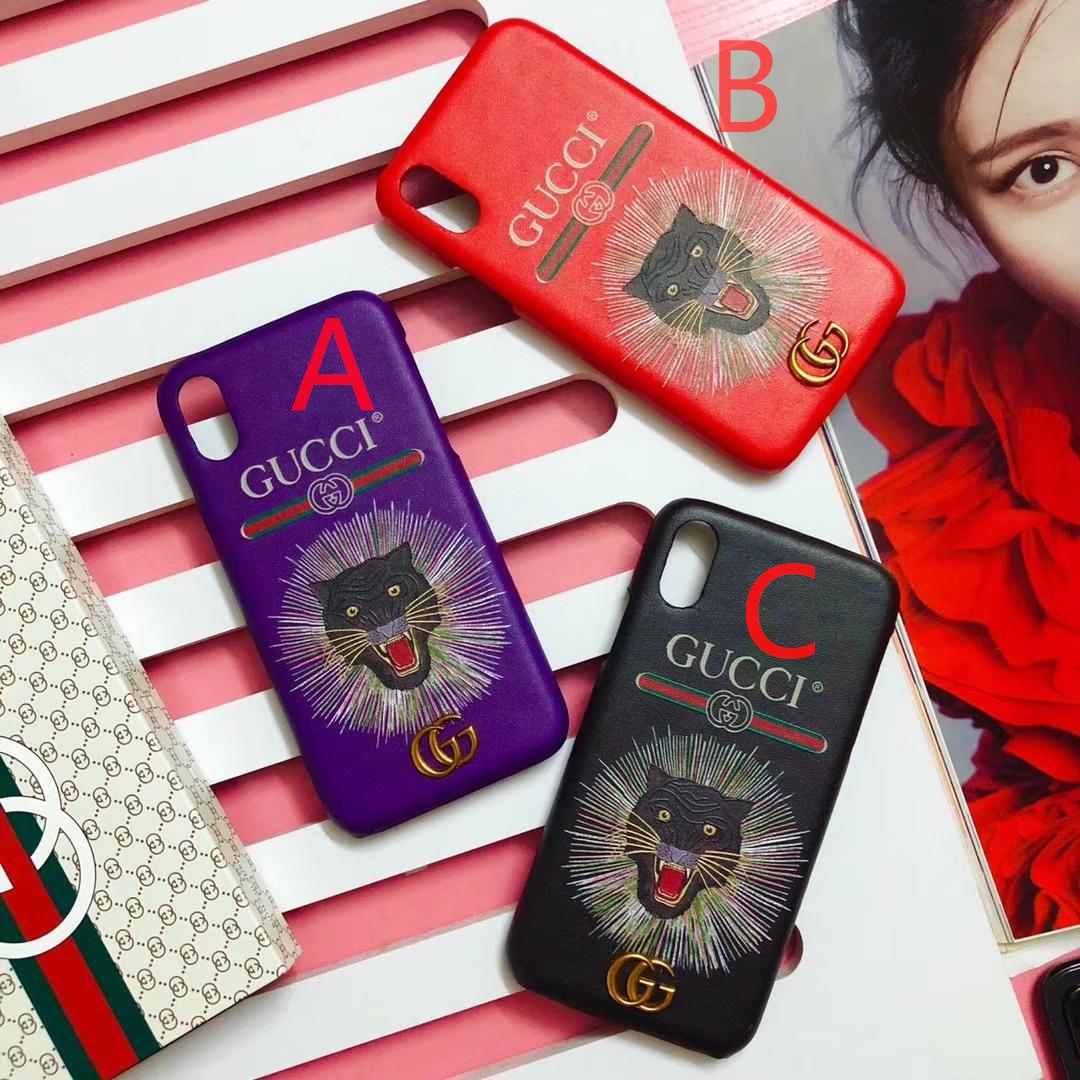 Gucci iphone6-7-8-plus-X Cell prefect phone case ASS01073