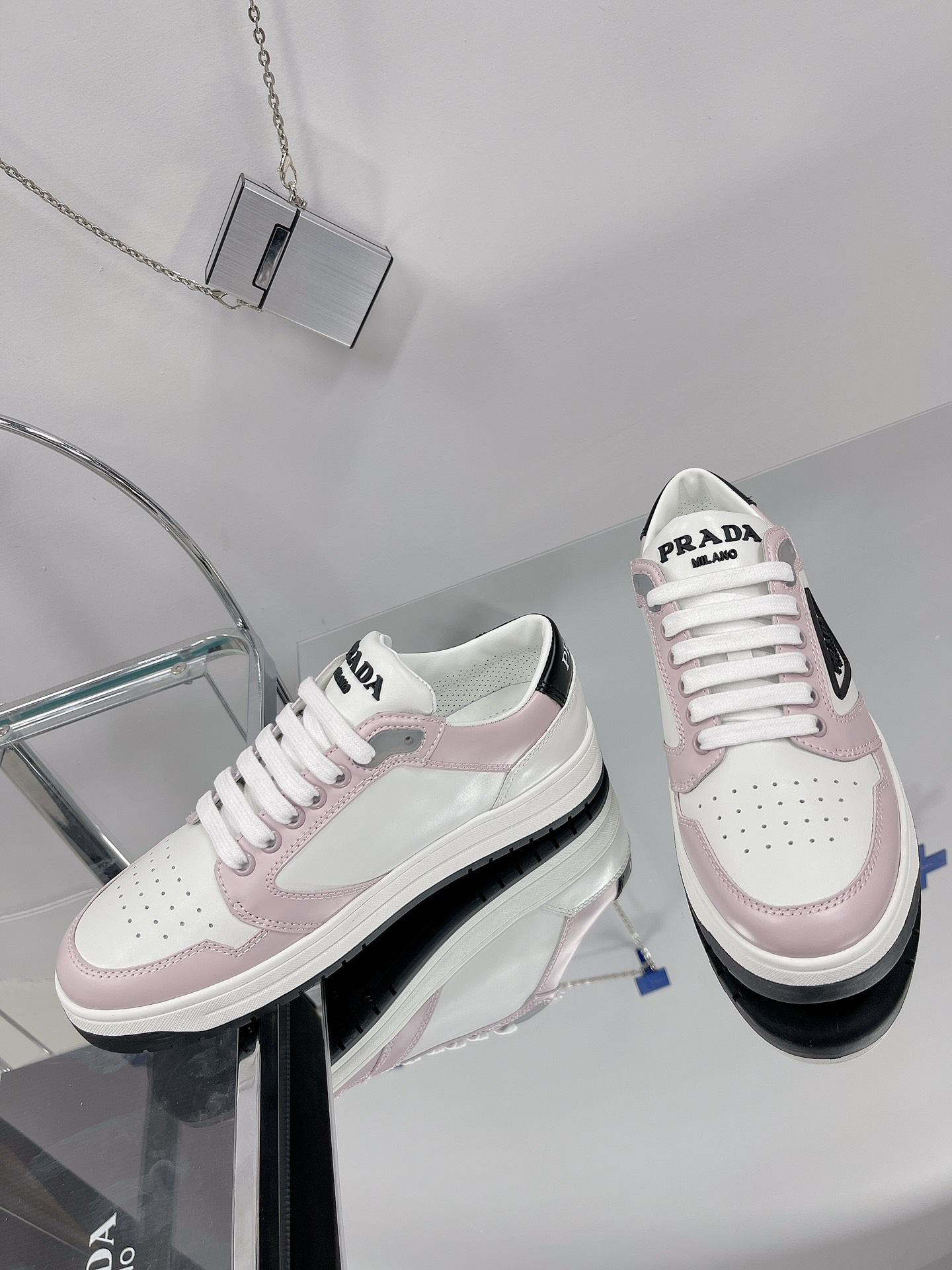 New arrival PRADA Sneakers with white