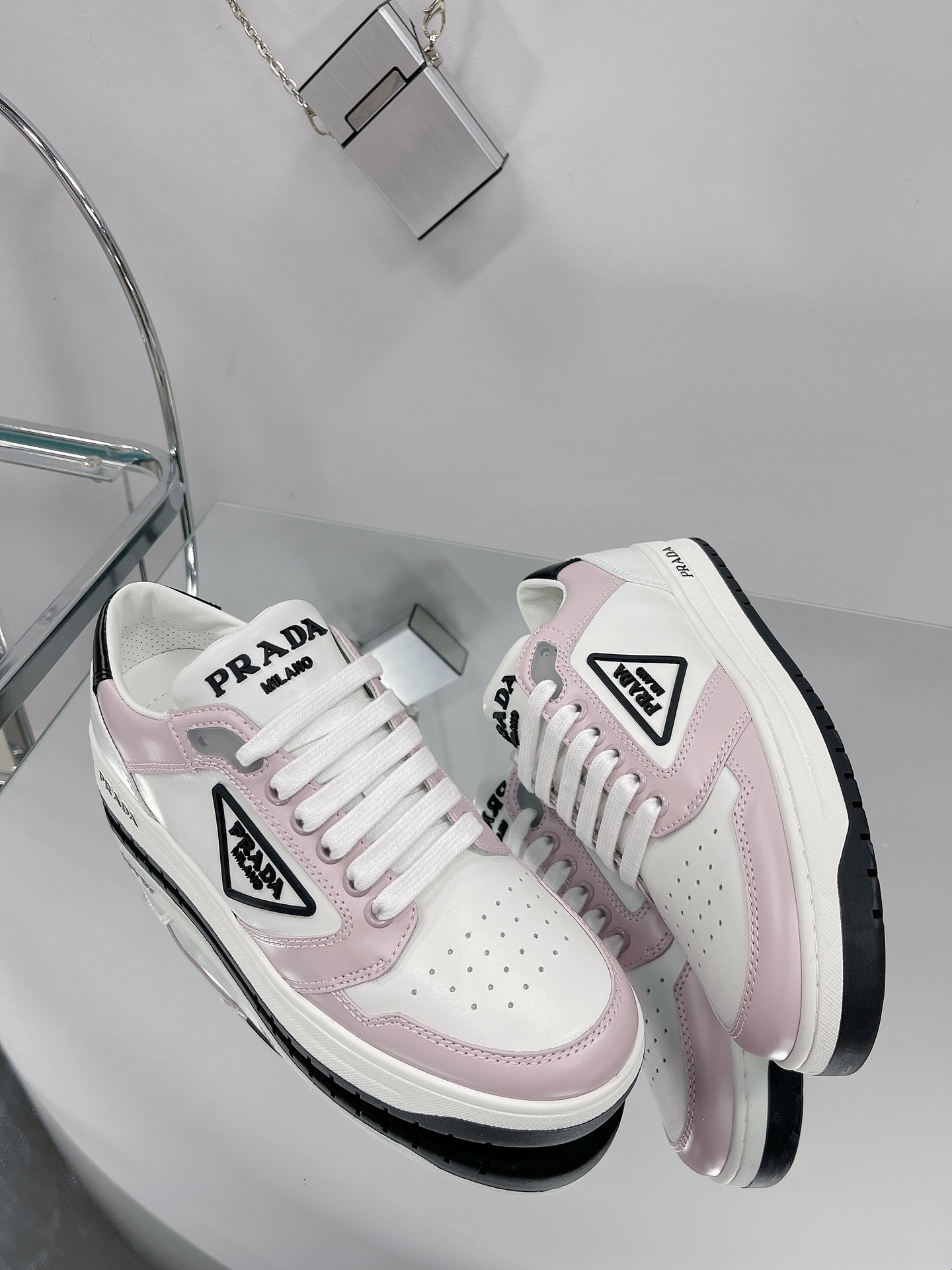 New arrival PRADA Sneakers with white