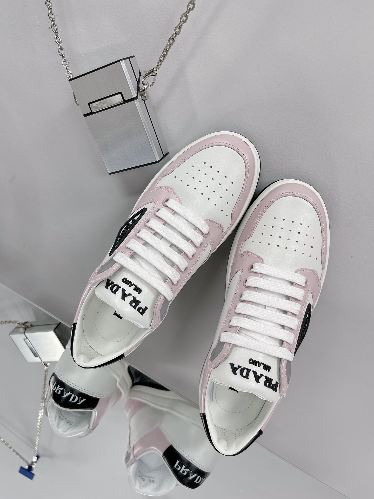 New arrival PRADA Sneakers with white