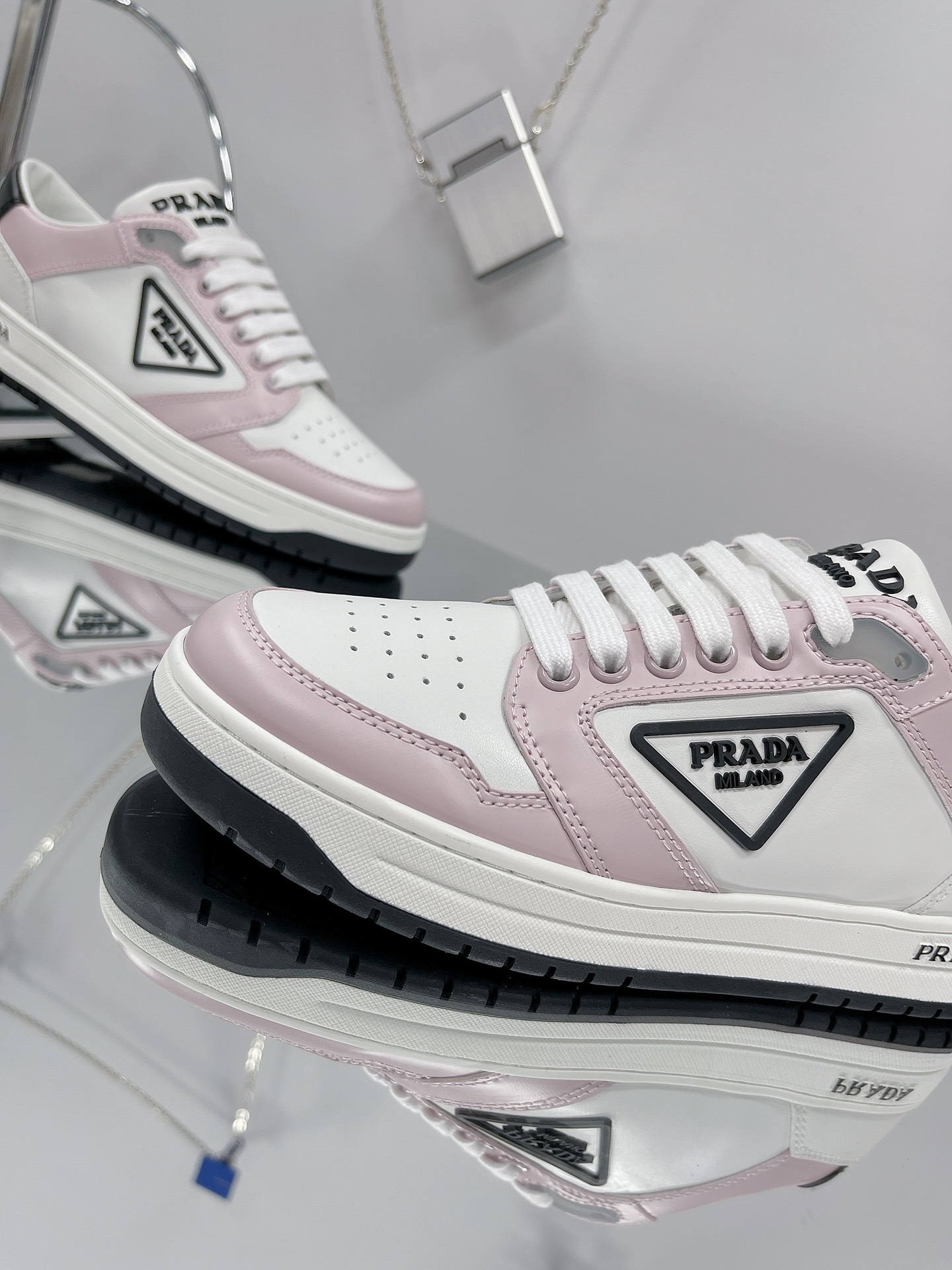 New arrival PRADA Sneakers with white