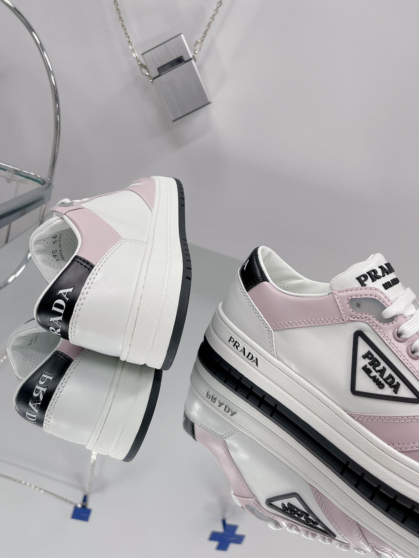 New arrival PRADA Sneakers with white