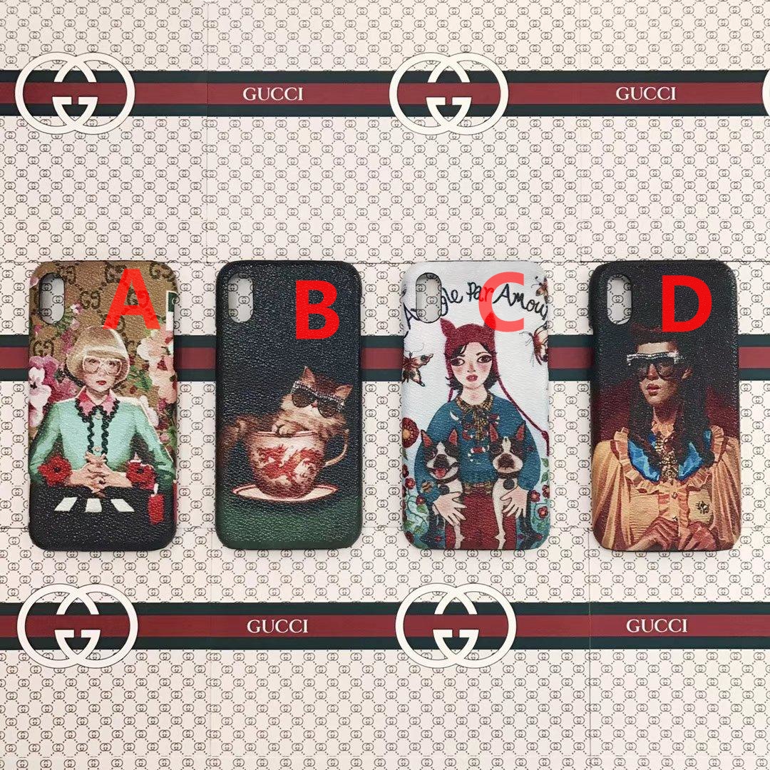Gucci iphone6-7-8-plus-X Cell prefect phone case ASS01064