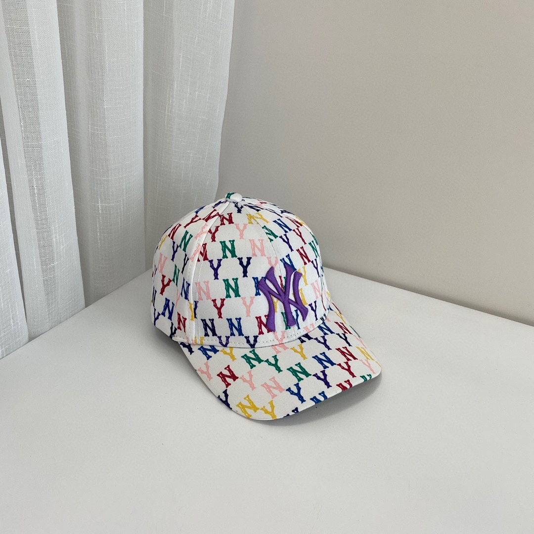 NY Hat in White