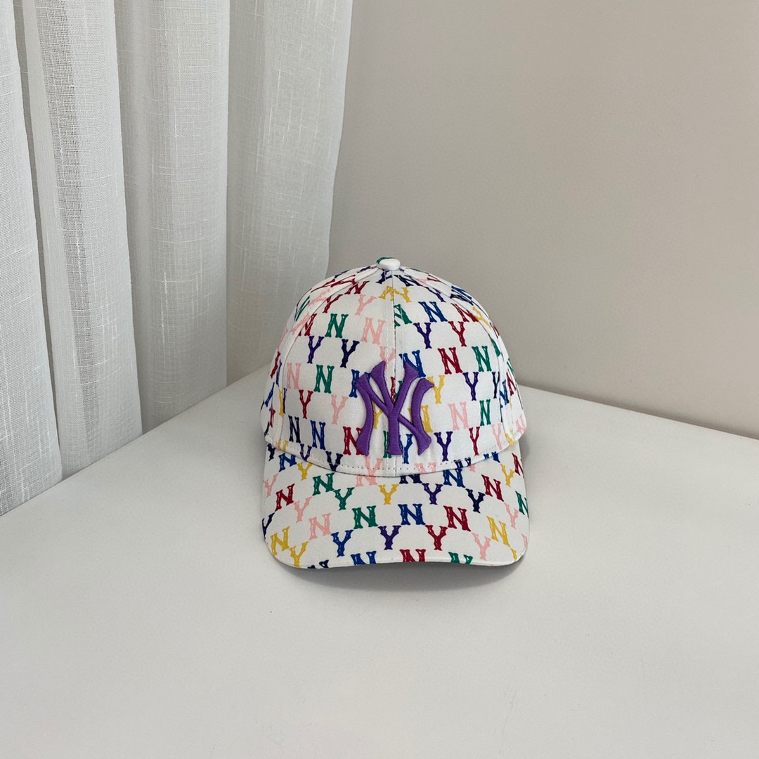 NY Hat in White