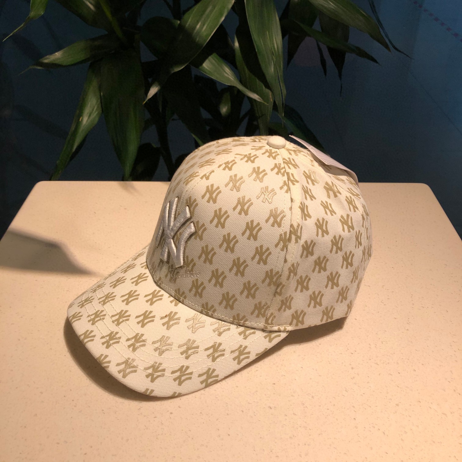 NY Hat in White